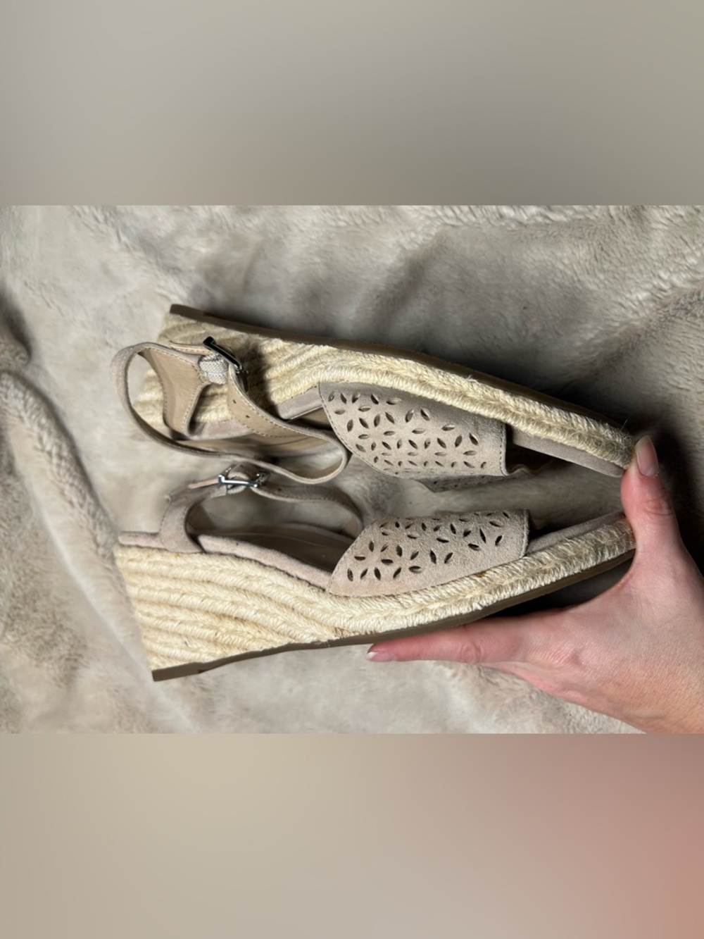 Vionic Ariel Wedge Espadrille Sandal Size 9.5 - Picture 4 of 7